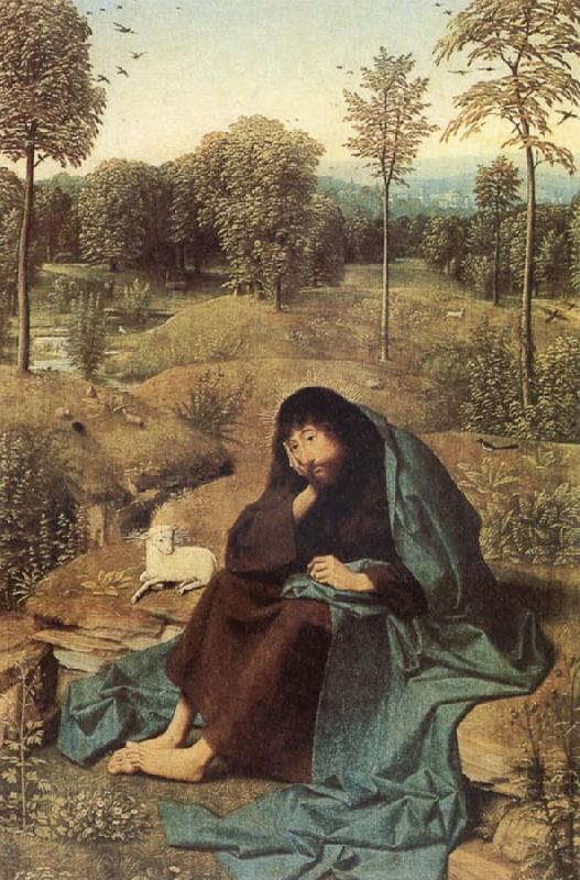 Geertgen Tot Sint Jans St.john the Baptist in the Wilderness oil painting image